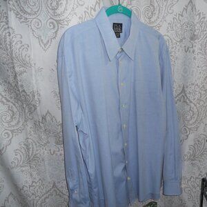 Jos. A. Bank 17 1/2 / 35 Blue Chambray Button Down Shirt